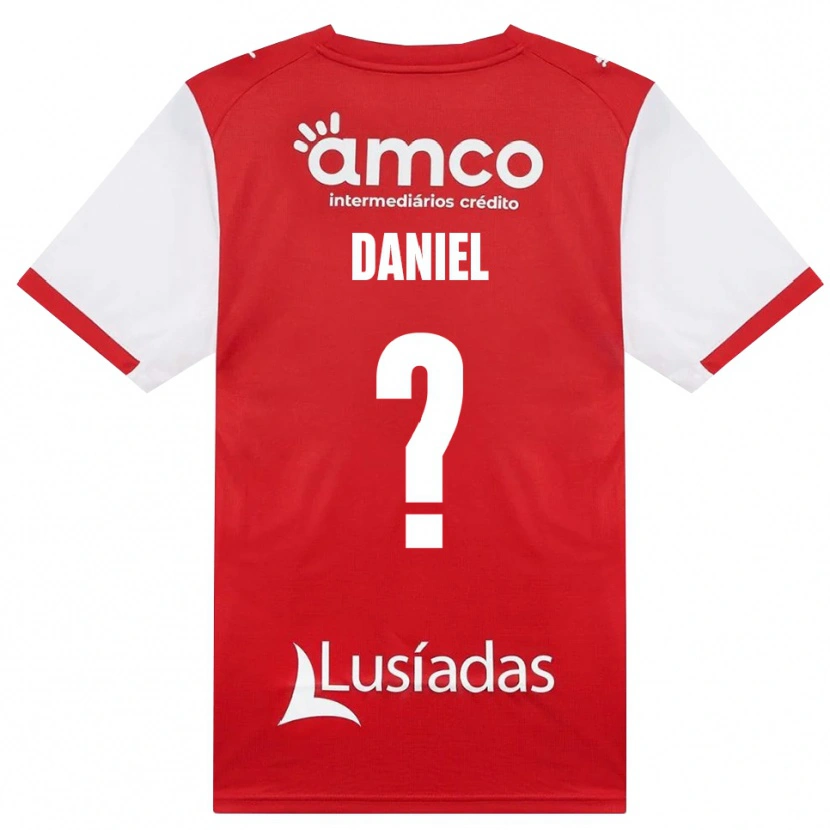 Danxen Mulher Camisola Paulo Daniel #0 Branco Vermelho Preto Principal 2026/27 Camisa