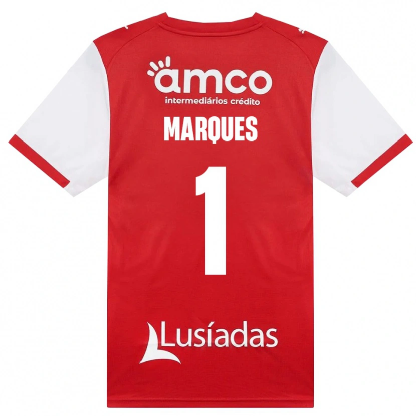 Danxen Mulher Camisola André Marques #1 Branco Vermelho Preto Principal 2026/27 Camisa