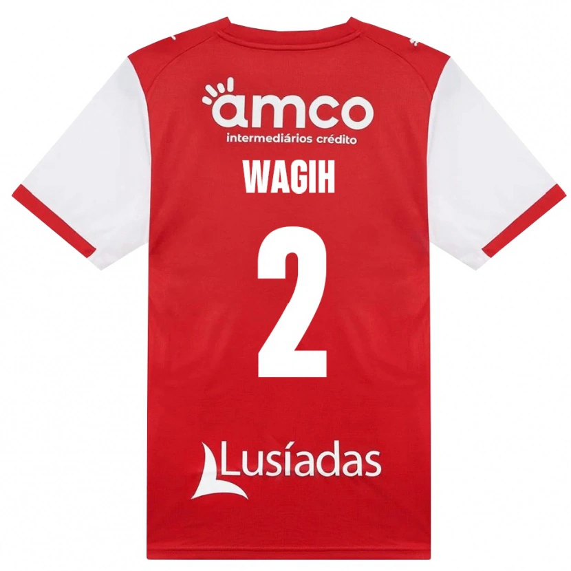 Danxen Mulher Camisola Youssef Wagih #2 Branco Vermelho Preto Principal 2026/27 Camisa