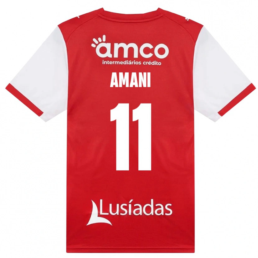 Danxen Mulher Camisola Jolina Amani #11 Branco Vermelho Preto Principal 2026/27 Camisa