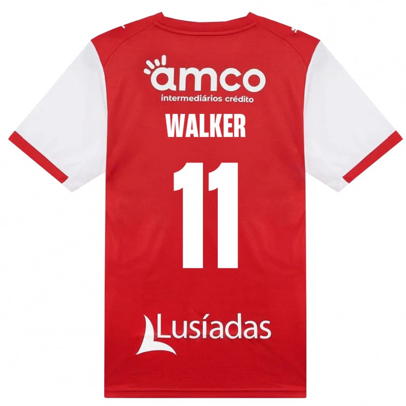Danxen Mulher Camisola Ellie Walker #11 Branco Vermelho Preto Principal 2026/27 Camisa