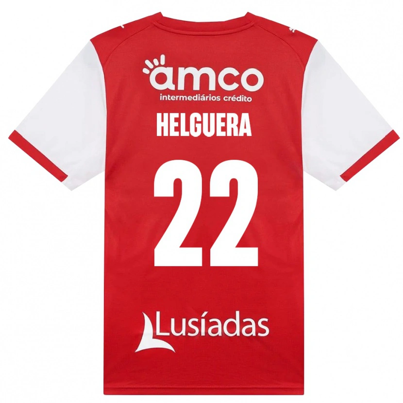 Danxen Mulher Camisola Thiago Helguera #22 Branco Vermelho Preto Principal 2026/27 Camisa