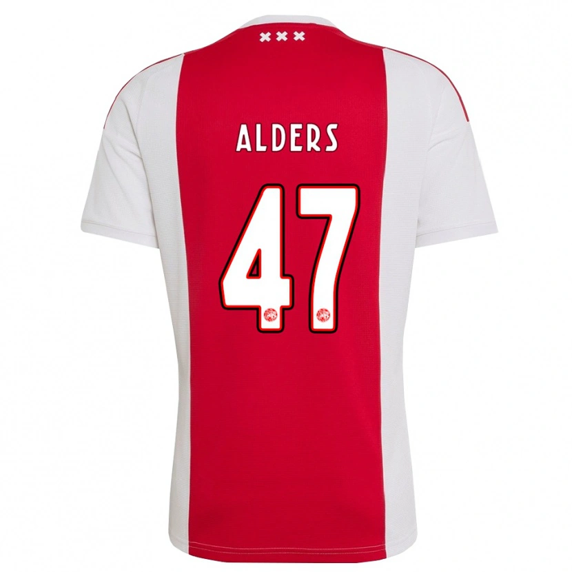 Danxen Mulher Camisola Gerald Alders #47 Vermelho Branco Amarelo Principal 2026/27 Camisa