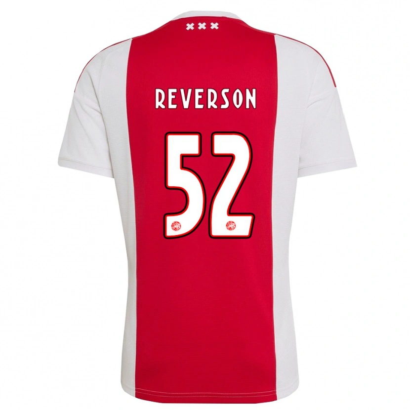 Danxen Mulher Camisola Paul Reverson #52 Vermelho Branco Amarelo Principal 2026/27 Camisa