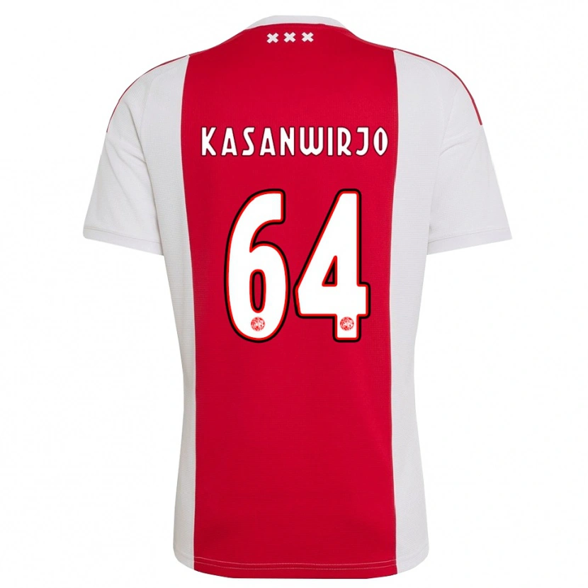 Danxen Mulher Camisola Kennynho Kasanwirjo #64 Vermelho Branco Amarelo Principal 2026/27 Camisa