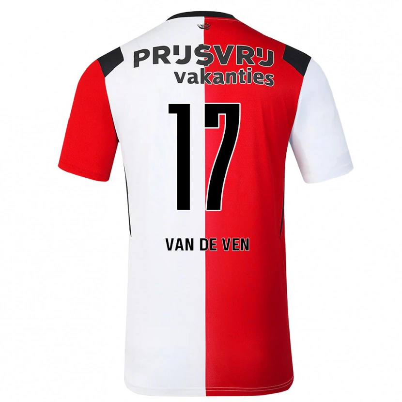 Danxen Mulher Camisola Zoi Van De Ven #17 Vermelho Branco Preto Principal 2026/27 Camisa
