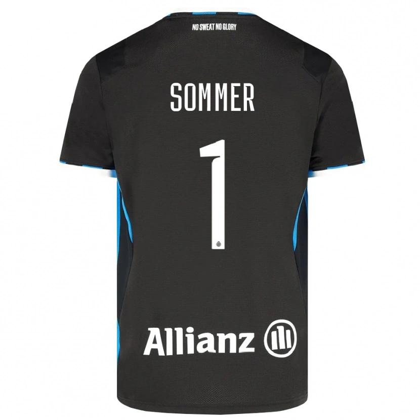 Danxen Mulher Camisola Yann Sommer #1 Preto Vermelho Azul Principal 2026/27 Camisa