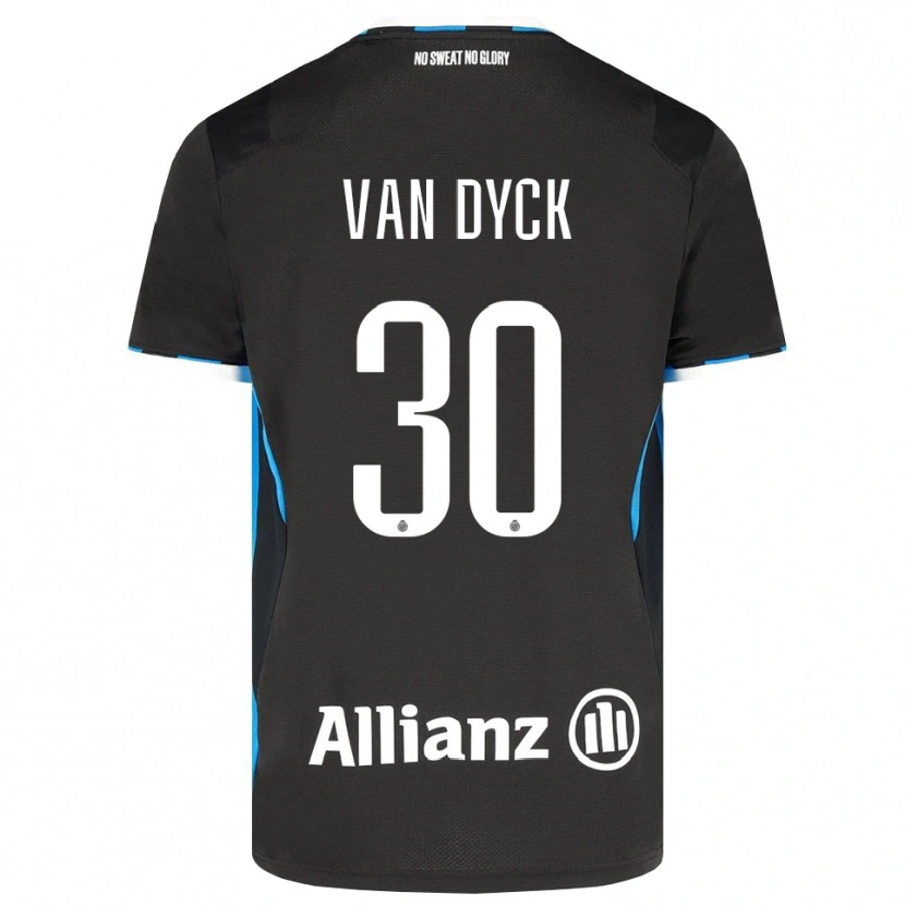 Danxen Mulher Camisola Nell Van Dyck #30 Preto Vermelho Azul Principal 2026/27 Camisa