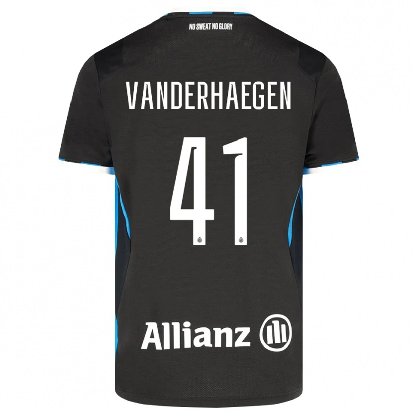 Danxen Mulher Camisola Lotte Vanderhaegen #41 Preto Vermelho Azul Principal 2026/27 Camisa