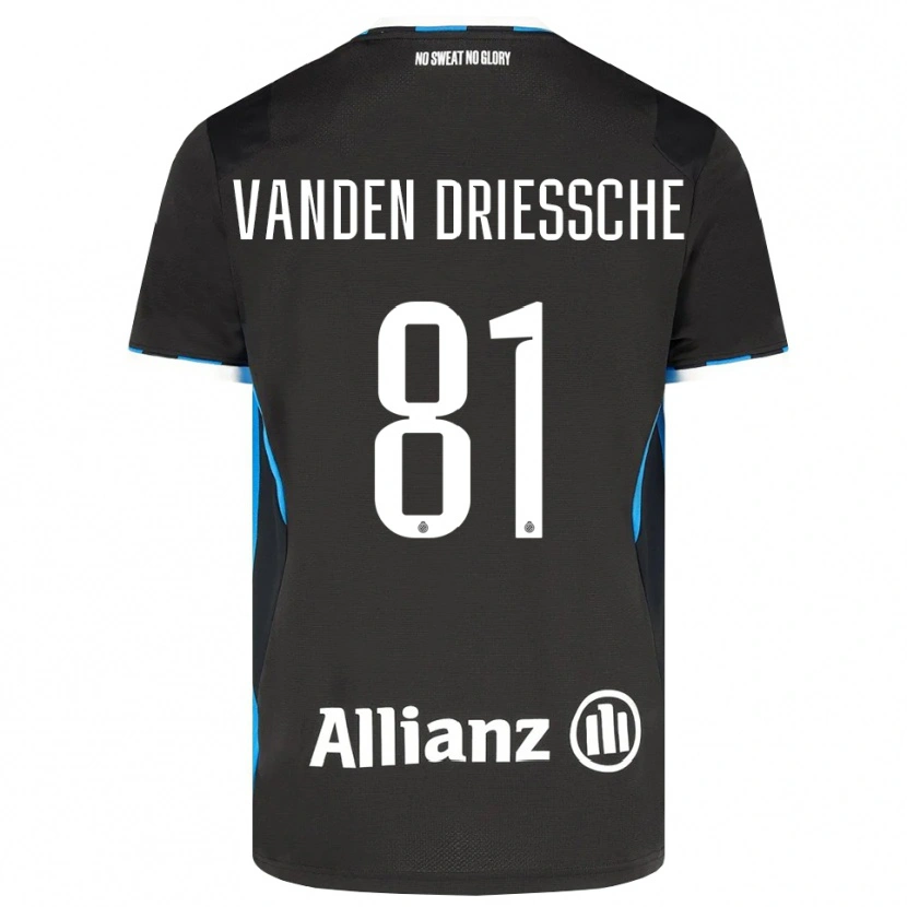 Danxen Mulher Camisola Argus Vanden Driessche #81 Preto Vermelho Azul Principal 2026/27 Camisa