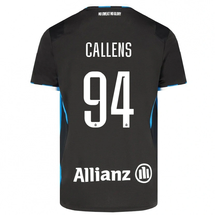 Danxen Mulher Camisola Emiel Callens #94 Preto Vermelho Azul Principal 2026/27 Camisa