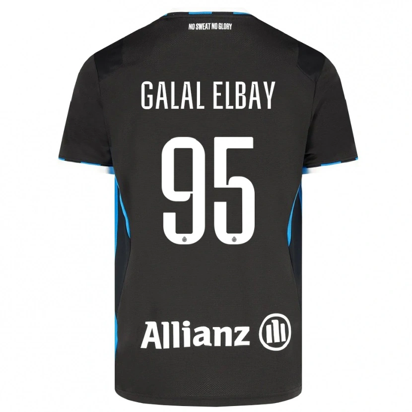 Danxen Mulher Camisola Mohamed Galal Elbay #95 Preto Vermelho Azul Principal 2026/27 Camisa