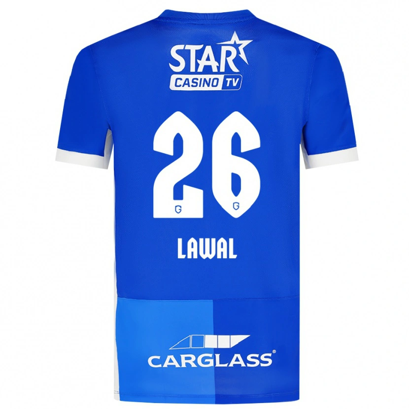 Danxen Mulher Camisola Tobias Lawal #26 Mediumblue Royalblue Branco Principal 2026/27 Camisa