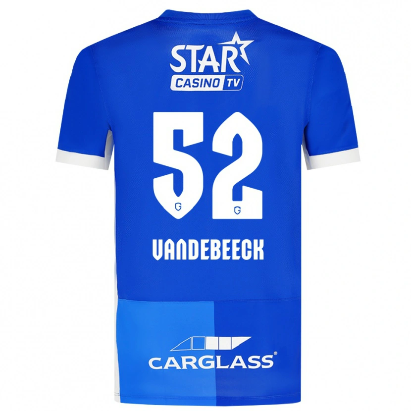 Danxen Mulher Camisola Emmely Vandebeeck #52 Mediumblue Royalblue Branco Principal 2026/27 Camisa