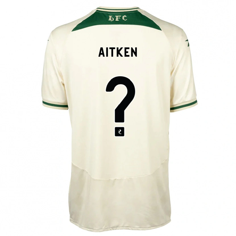 Danxen Mulher Camisola Conor Aitken #0 Branco Floresta Alternativa 2026/27 Camisa