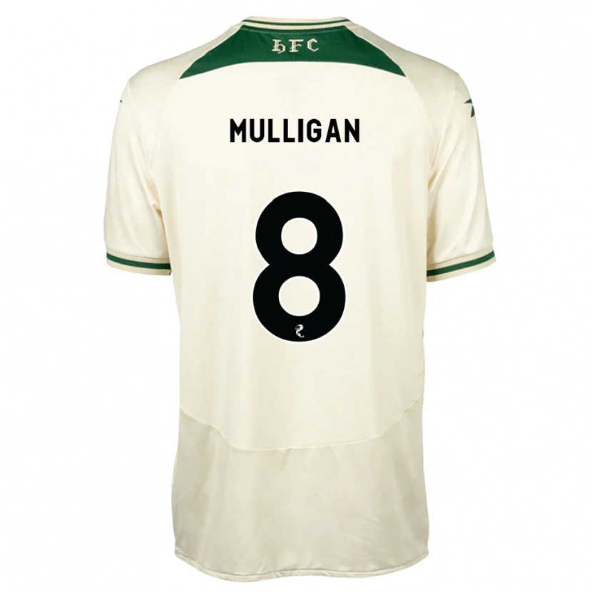 Danxen Mulher Camisola Josh Mulligan #8 Branco Floresta Alternativa 2026/27 Camisa