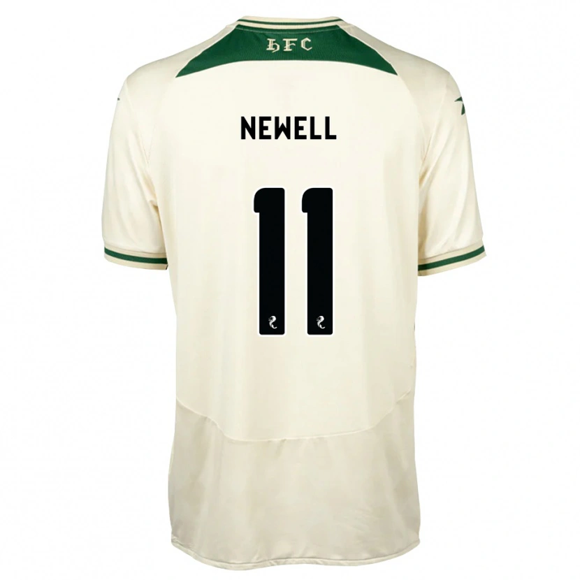 Danxen Mulher Camisola Joe Newell #11 Branco Floresta Alternativa 2026/27 Camisa