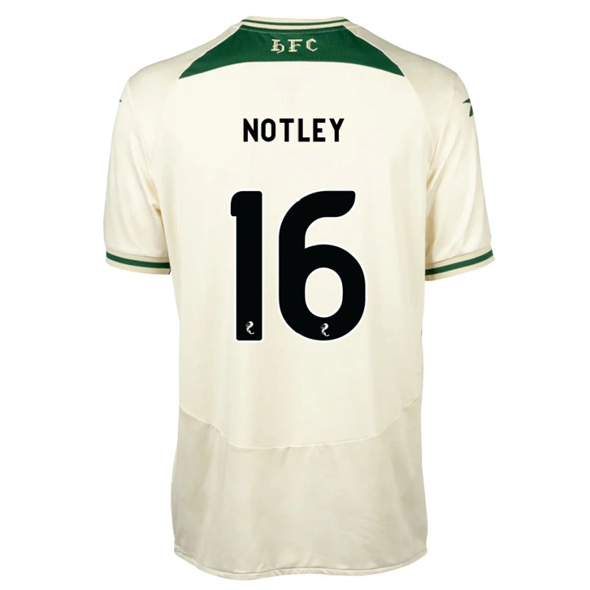 Danxen Mulher Camisola Ellis Notley #16 Branco Floresta Alternativa 2026/27 Camisa