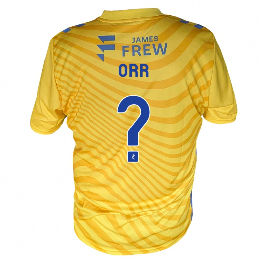 Danxen Mulher Camisola Jonny Orr #0 Azul Real Amarelo Alternativa 2026/27 Camisa