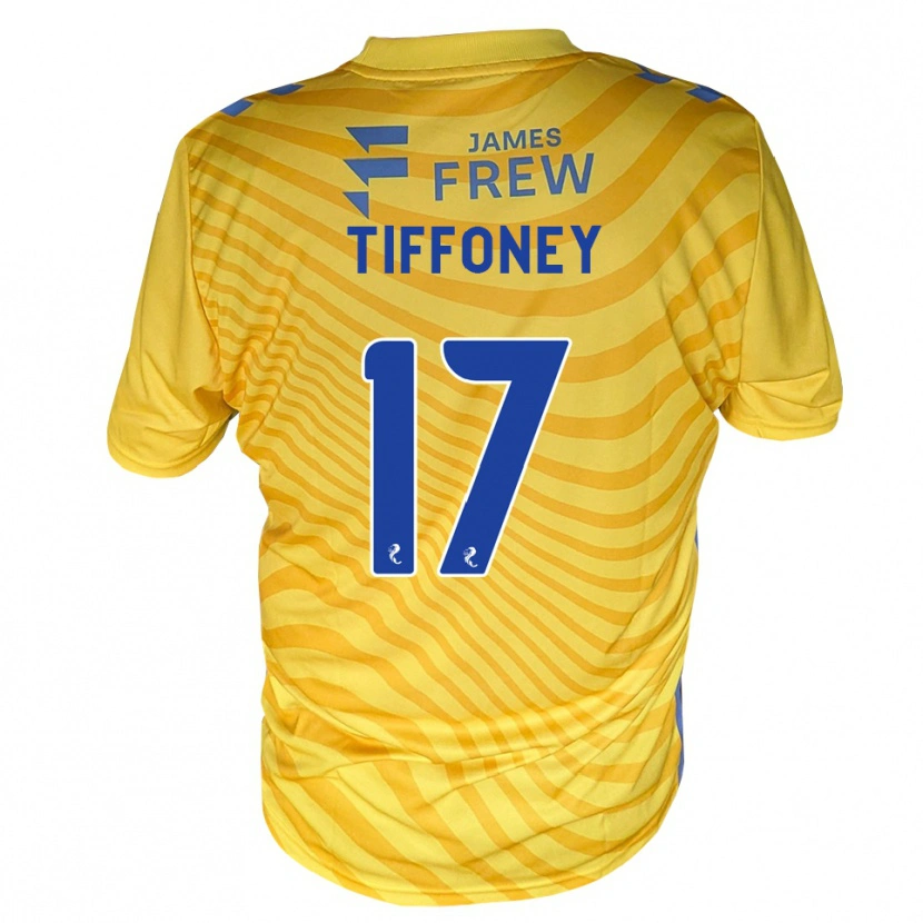 Danxen Mulher Camisola Scott Tiffoney #17 Azul Real Amarelo Alternativa 2026/27 Camisa