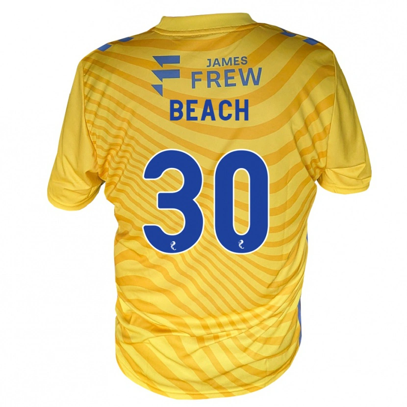 Danxen Mulher Camisola Eddie Beach #30 Azul Real Amarelo Alternativa 2026/27 Camisa