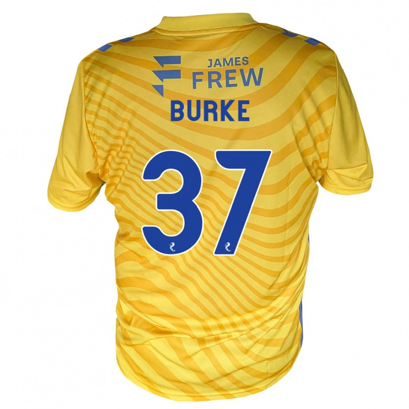 Danxen Mulher Camisola Cole Burke #37 Azul Real Amarelo Alternativa 2026/27 Camisa