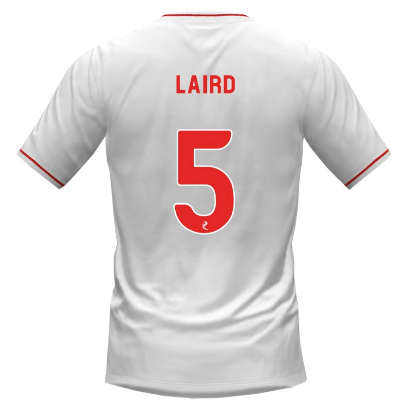 Danxen Mulher Camisola Summer Laird #5 Branco Vermelho Alternativa 2026/27 Camisa