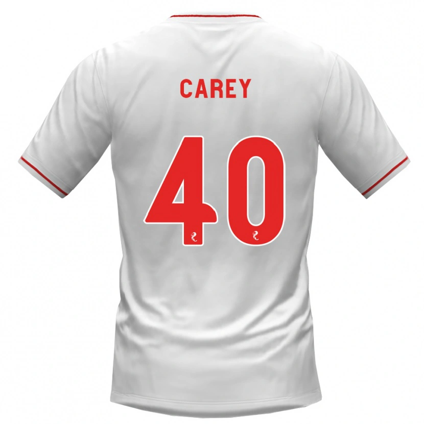 Danxen Mulher Camisola Graham Carey #40 Branco Vermelho Alternativa 2026/27 Camisa