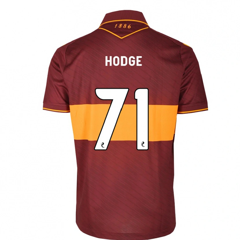 Danxen Mulher Camisola Joe Hodge #71 Laranja Marrom Alternativa 2026/27 Camisa