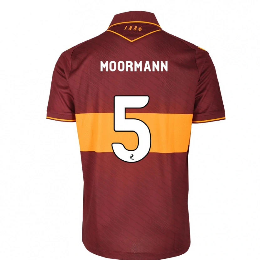 Danxen Mulher Camisola Martin Moormann #5 Laranja Marrom Alternativa 2026/27 Camisa
