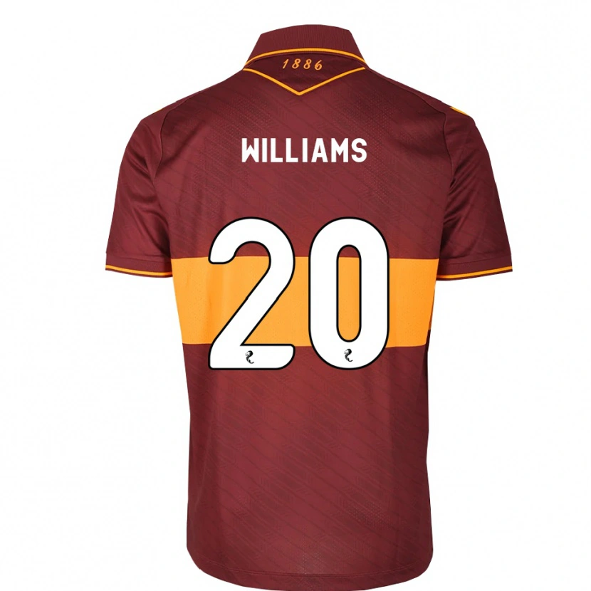 Danxen Mulher Camisola Dylan Williams #20 Laranja Marrom Alternativa 2026/27 Camisa