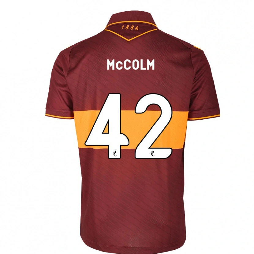 Danxen Mulher Camisola Rocco Mccolm #42 Laranja Marrom Alternativa 2026/27 Camisa