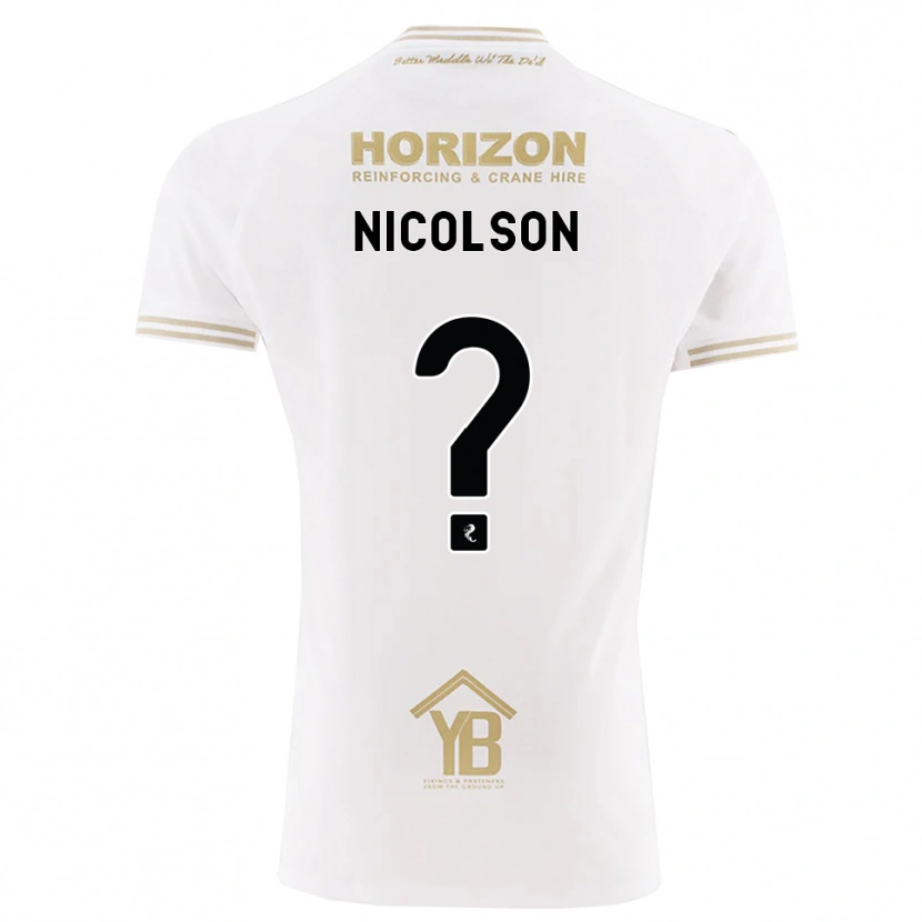 Danxen Mulher Camisola Amanda Nicolson #0 Trigo Branco Alternativa 2026/27 Camisa
