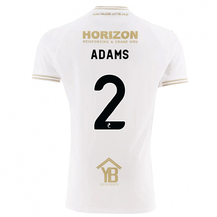 Danxen Mulher Camisola Keelan Adams #2 Trigo Branco Alternativa 2026/27 Camisa