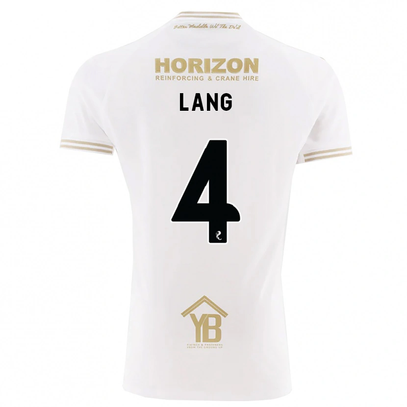 Danxen Mulher Camisola Tom Lang #4 Trigo Branco Alternativa 2026/27 Camisa