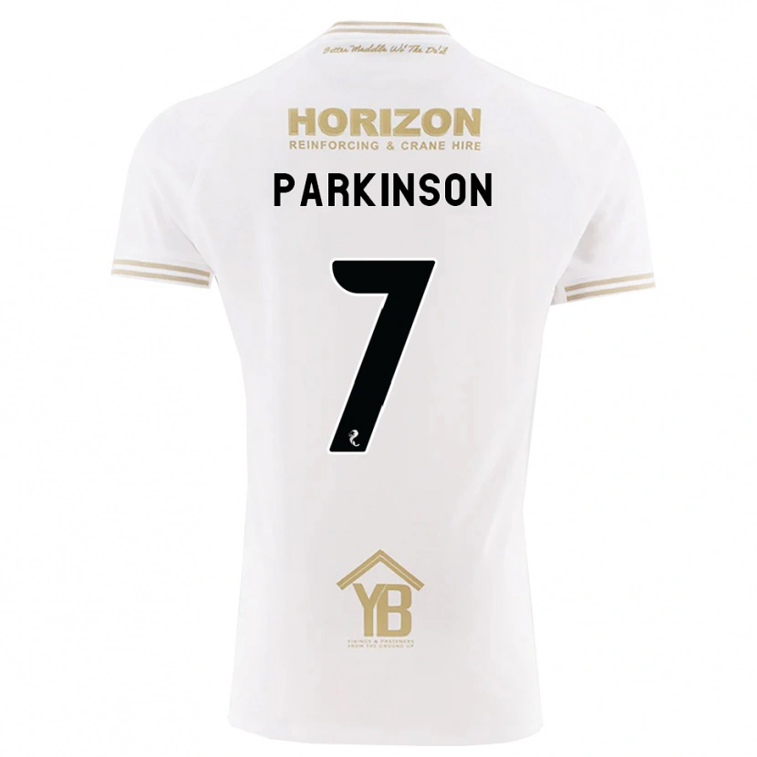 Danxen Mulher Camisola Ben Parkinson #7 Trigo Branco Alternativa 2026/27 Camisa