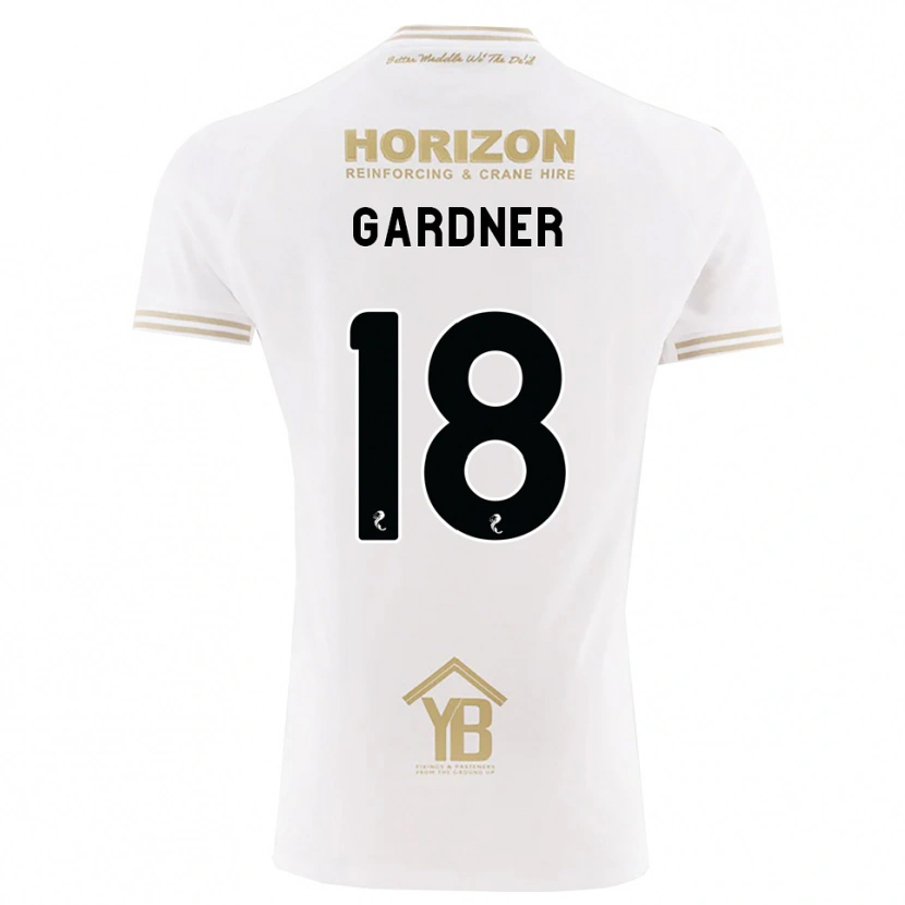 Danxen Mulher Camisola Joe Gardner #18 Trigo Branco Alternativa 2026/27 Camisa