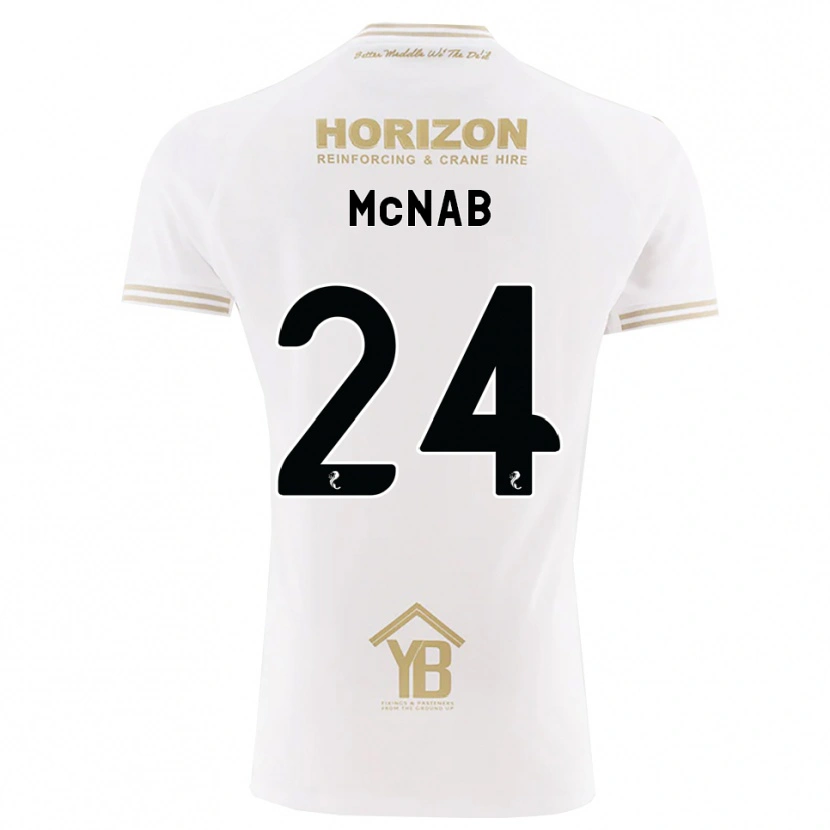 Danxen Mulher Camisola Cameron Mcnab #24 Trigo Branco Alternativa 2026/27 Camisa
