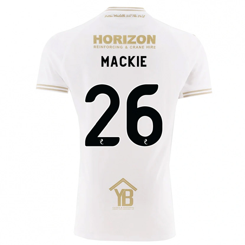 Danxen Mulher Camisola Sean Mackie #26 Trigo Branco Alternativa 2026/27 Camisa