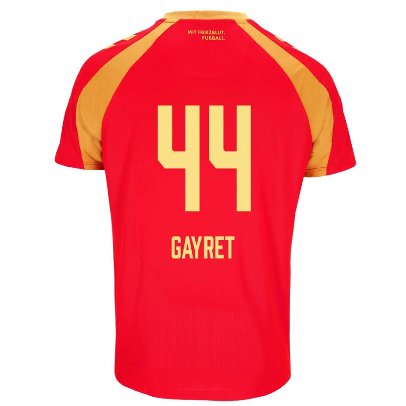 Danxen Mulher Camisola Timur Gayret #44 Vermelho Laranja Preto Alternativa 2026/27 Camisa