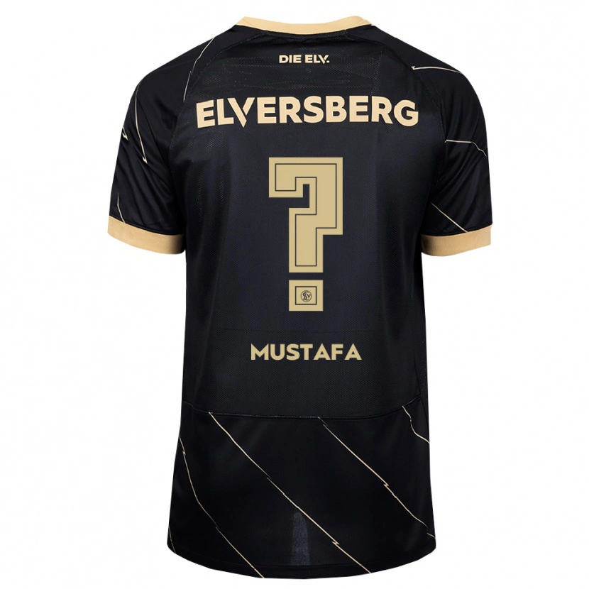 Danxen Mulher Camisola Valdrin Mustafa #0 Preto Marrom Alternativa 2026/27 Camisa