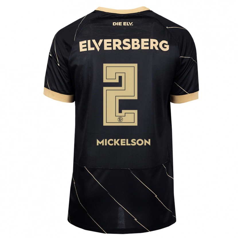 Danxen Mulher Camisola Nicholas Mickelson #2 Preto Marrom Alternativa 2026/27 Camisa