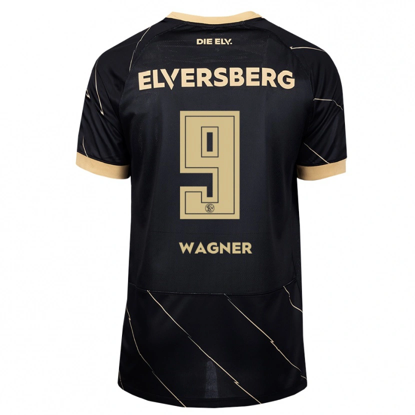 Danxen Mulher Camisola Anna Wagner #9 Preto Marrom Alternativa 2026/27 Camisa