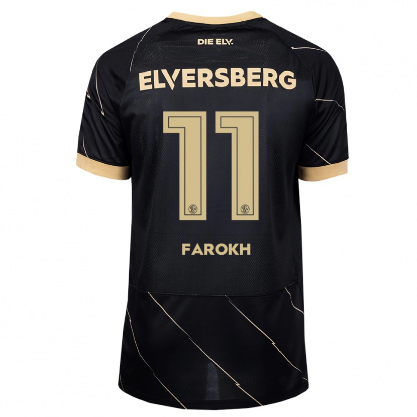 Danxen Mulher Camisola Ahmad Farokh #11 Preto Marrom Alternativa 2026/27 Camisa