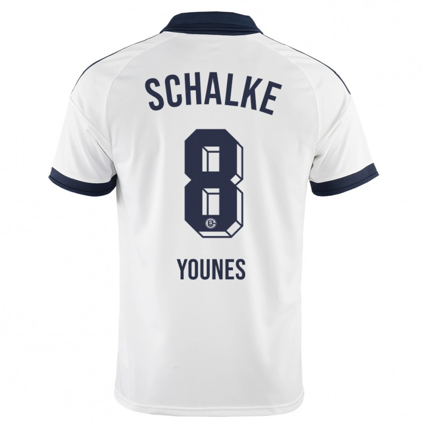 Danxen Mulher Camisola Amin Younes #8 Preto Branco Alternativa 2026/27 Camisa