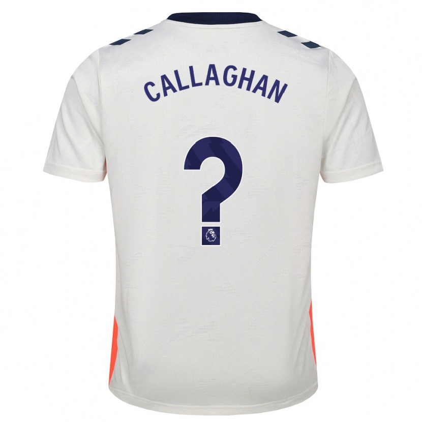Danxen Mulher Camisola Charlie Callaghan #0 Branco Laranja Azul Real Alternativa 2026/27 Camisa