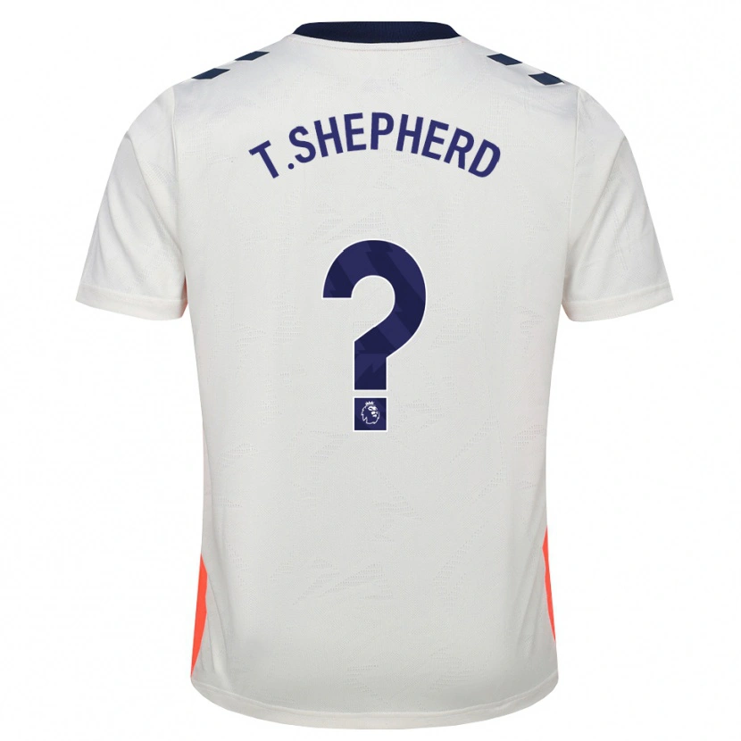 Danxen Mulher Camisola Talon Shepherd #0 Branco Laranja Azul Real Alternativa 2026/27 Camisa