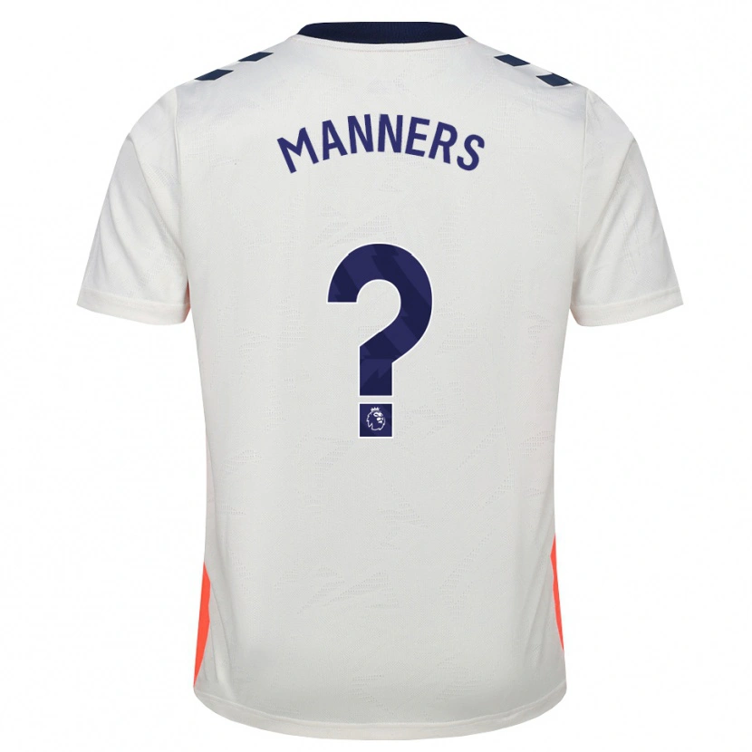 Danxen Mulher Camisola Charlie Manners #0 Branco Laranja Azul Real Alternativa 2026/27 Camisa