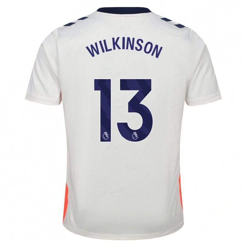 Danxen Mulher Camisola Mitchell Wilkinson #13 Branco Laranja Azul Real Alternativa 2026/27 Camisa