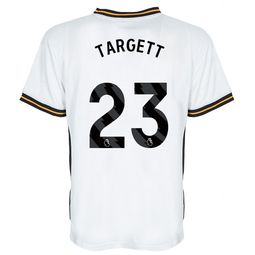 Danxen Mulher Camisola Matt Targett #23 Branco Laranja Preto Alternativa 2026/27 Camisa